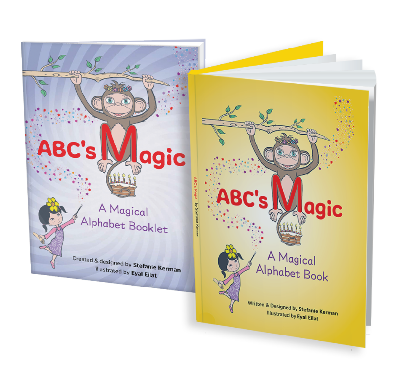 ABC's Magic ספר ללימוד אותיות באנגלית
